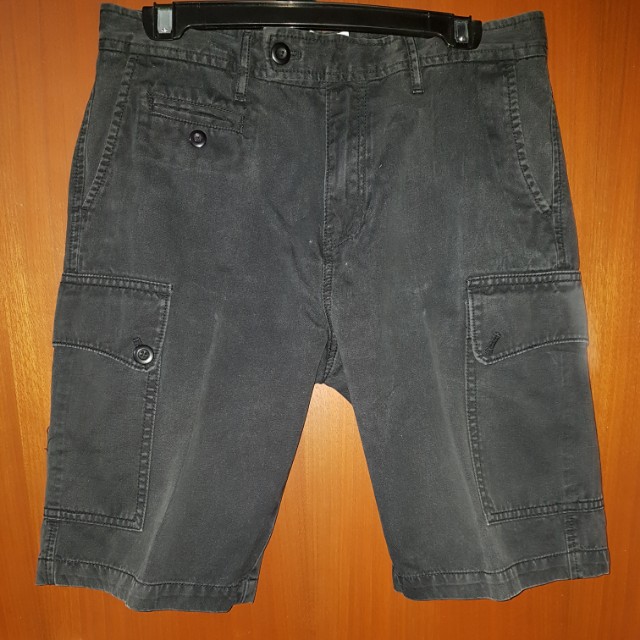 5cm Black Cargo Bermudas With Unique Pockets Design Men S Fashion