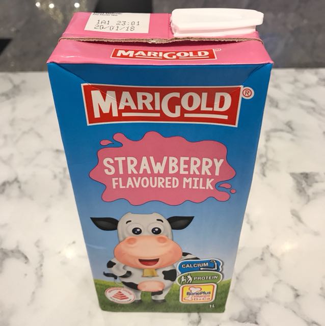 7 x Marigold Strawberry Milk (1LT), Food & Drinks, Beverages on Carousell