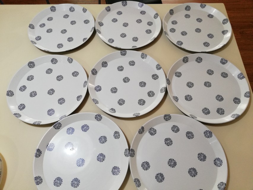 8 Pieces Ikea Melamine Dinner Plates Kitchen Appliances On Carousell