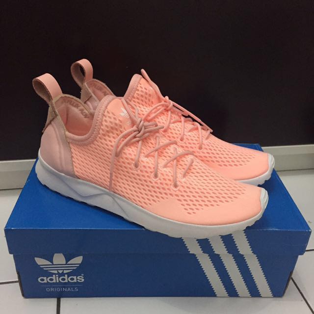 Adidas zx flux w salmon deals