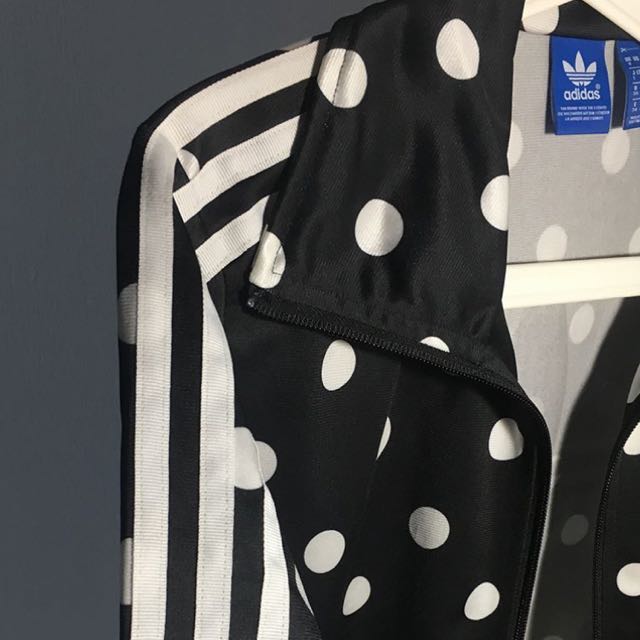 adidas polka dot track jacket