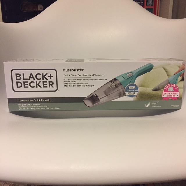 Black & Decker Dustbuster Quick Clean Cordless Hand Vacuum, TV & Home Appliances, Vacuum Cleaner