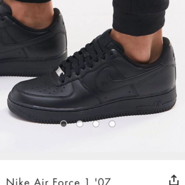 black air force 1 size 15