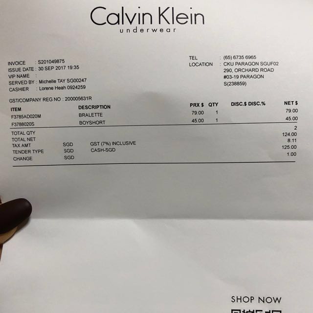paragon calvin klein