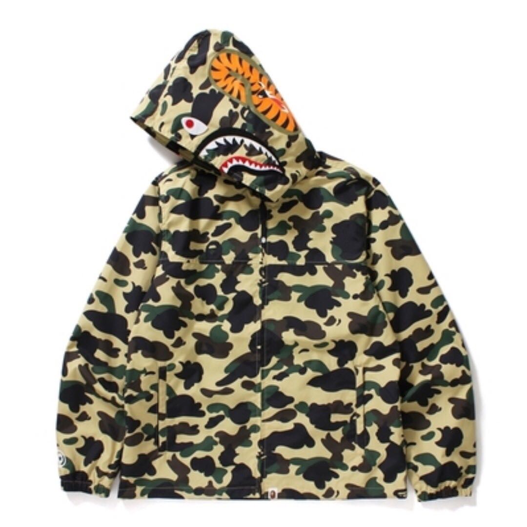 Brand New BAPE Jacket hoodie A Bathing Ape, Men's Fashion, Tops & Sets ...