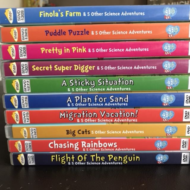 Cat In The Hat Dvd Series 10 Dvds Music Media Cds Dvds Other Media On Carousell