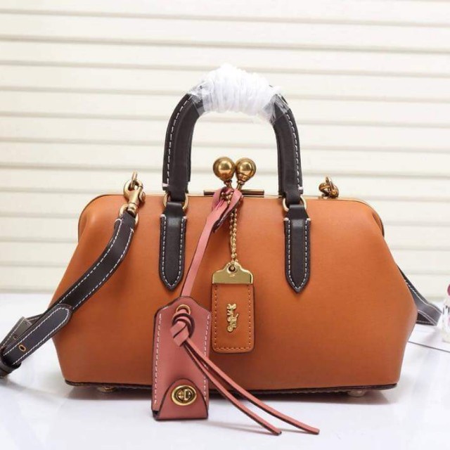 coach kisslock satchel