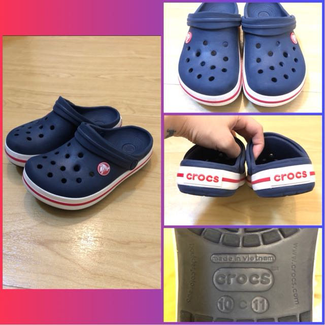 Crocs Kids Blue (size10-11c), Babies 