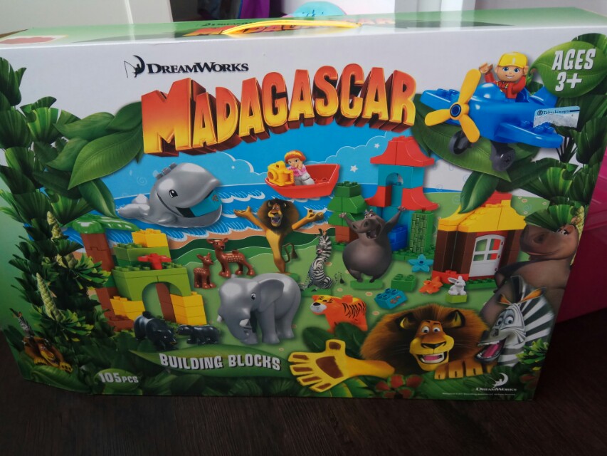 Dreamworks Madagascar Mega Blocks 105pcs Babies Kids Toys