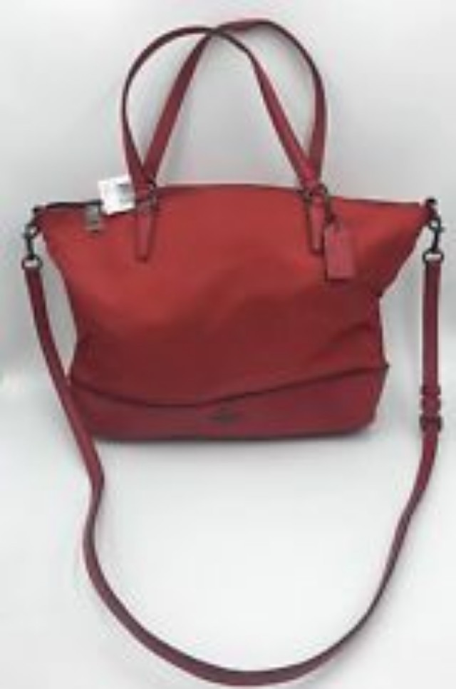 Coach nylon satchel sales