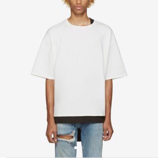 Fear of God (FOG) fourth collection inside out tee, Men's Fashion 