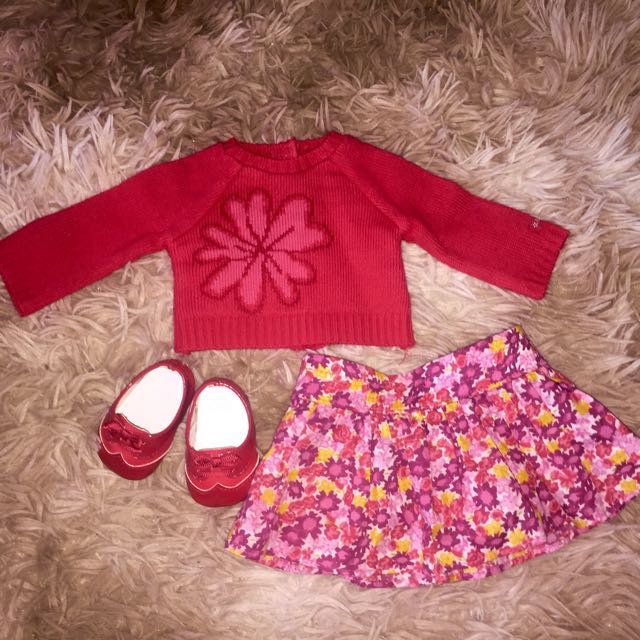 Flower Sweater And Skirt American Girl Doll Hobbies Toys Toys