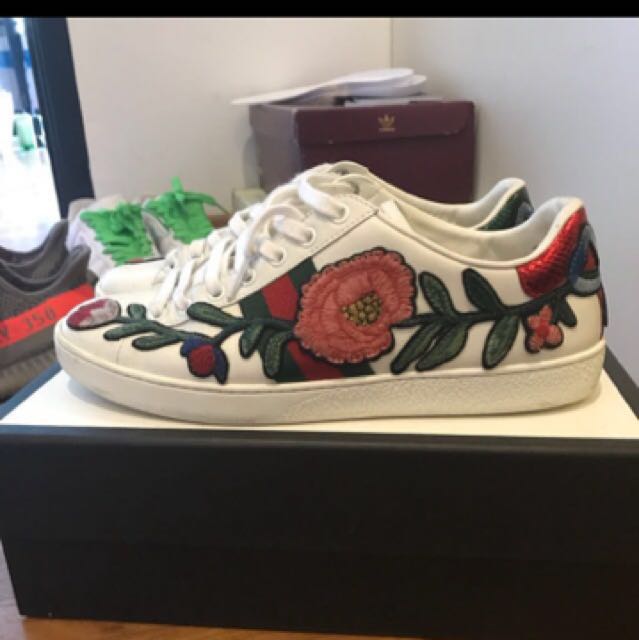 gucci rose sneakers