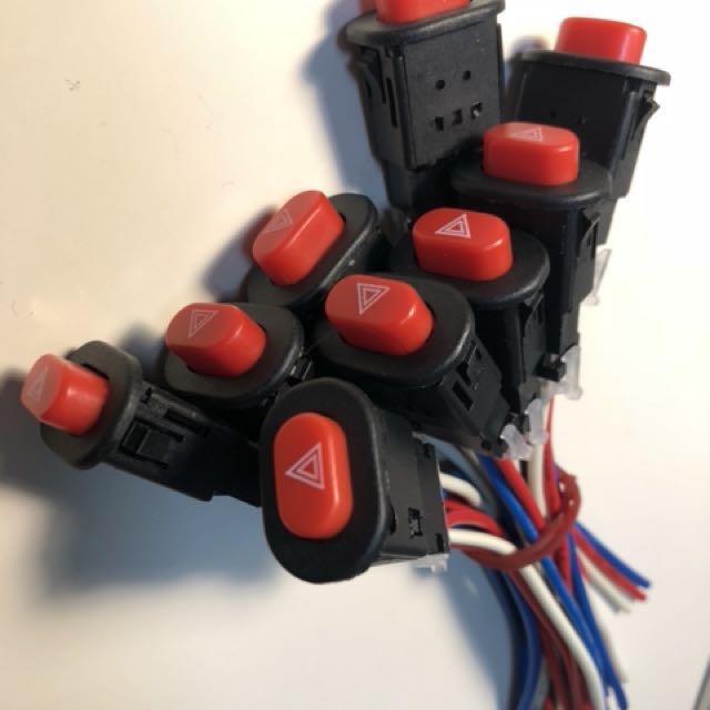 Hazard Light Switch, Motorcycles, Motorcycle Accessories on Carousell