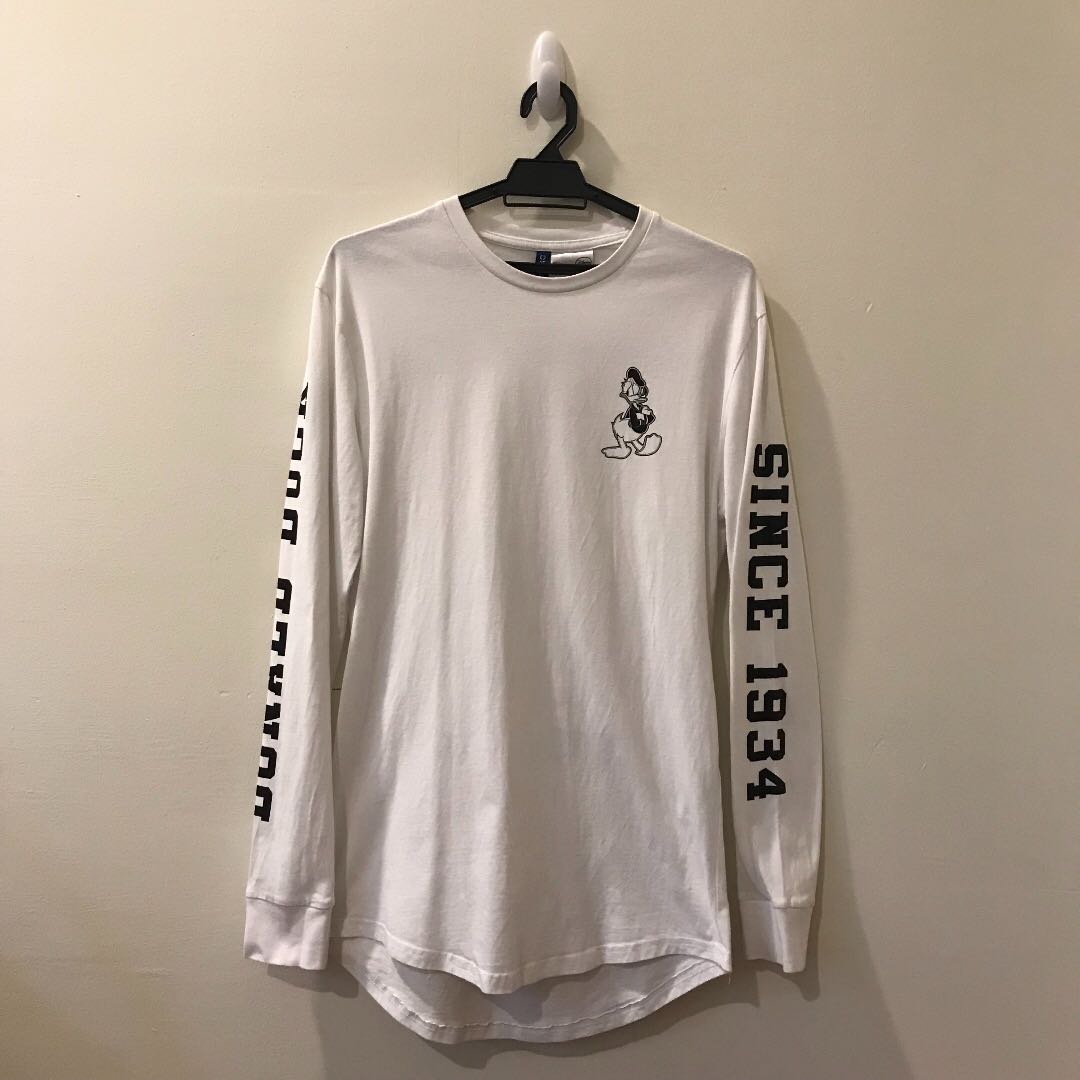 donald duck long sleeve shirt