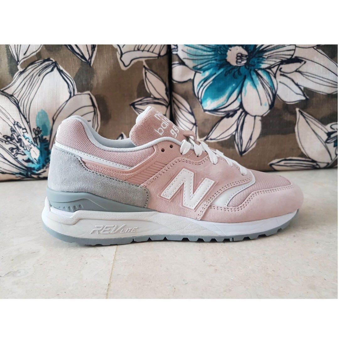 Hot New Balance NB Classic ML997HAD Suede Pink and Grey Unisex