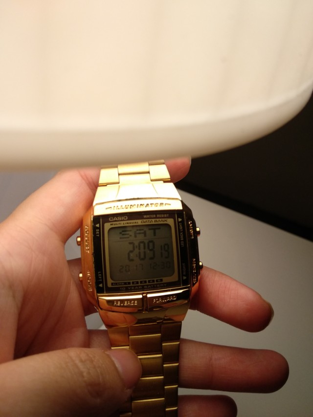 Harga jam sales casio illuminator gold