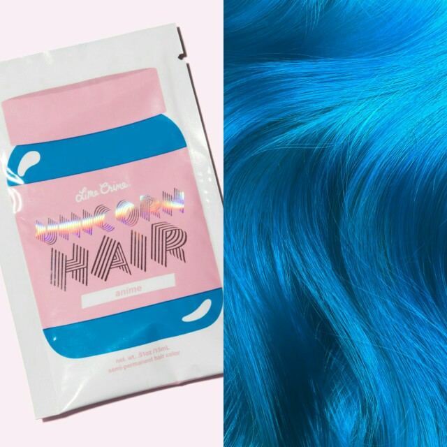 TryingReviewing Lime Crime UNICORN HAIR in Anime  YouTube