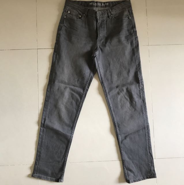 marks and spencer grey jeans