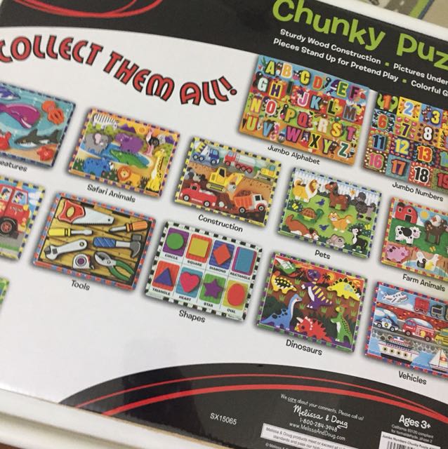 Chunky puzzle clearance jumbo numbers