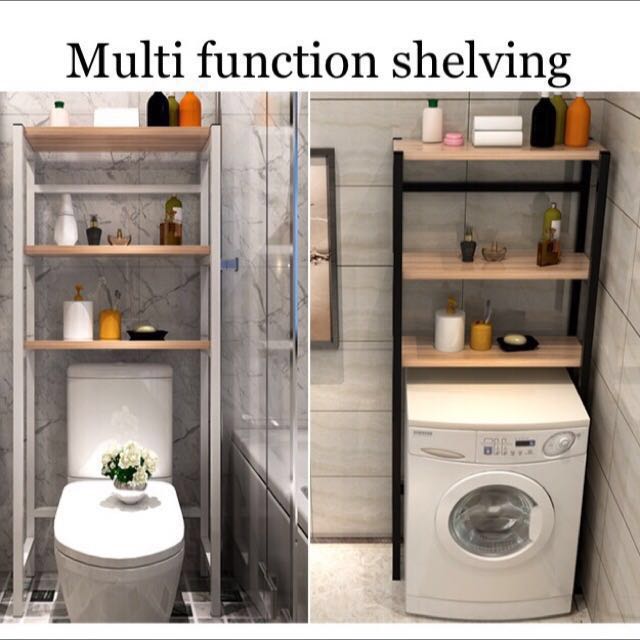 Multifunctional Storage Shelf For Toilet Bathroom Washing Machine Furniture Others On Carousell