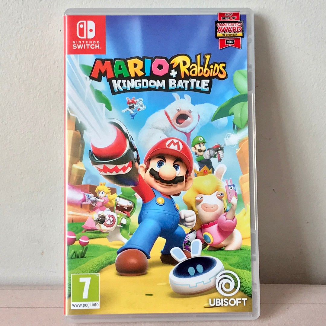 Nintendo Switch Mario Rabbids Kingdom Battle Toys Games Video Gaming Video Games On Carousell - mario rabbids kingdom battle roblox