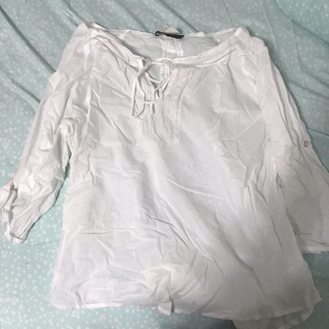 brandy melville peasant top