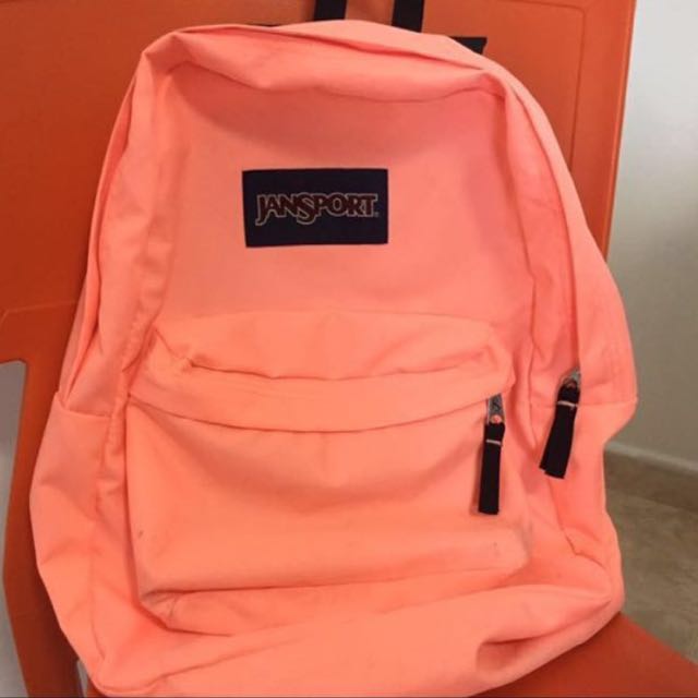 Peach Jansport Bag Women s Fashion Bags Wallets Backpacks on Carousell