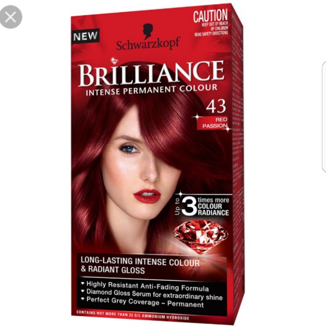 Краска для волос brillance 879 чарующий черно-красный