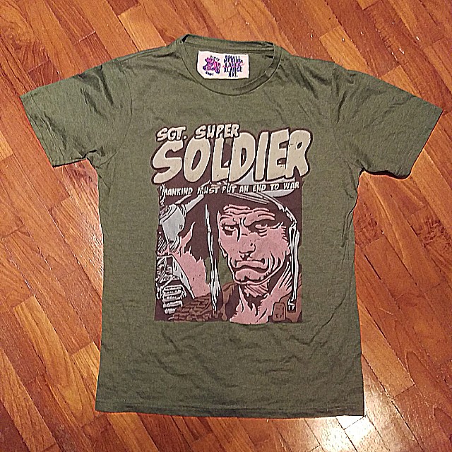 Sgt Super Soldier Vintage Gi Joe Tee T Shirt Men S Fashion