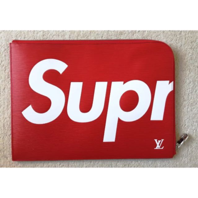supreme clutch bag