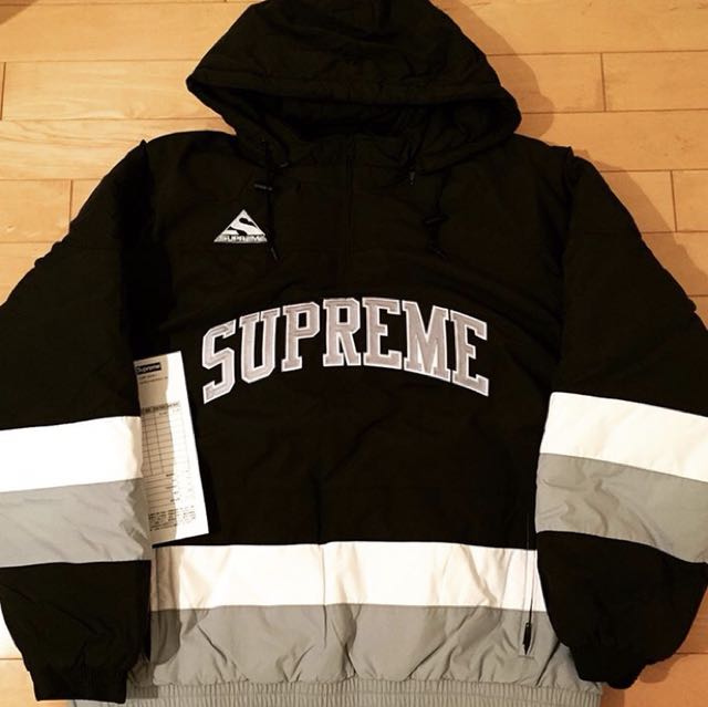 Supreme puffy hockey pullover black 2025