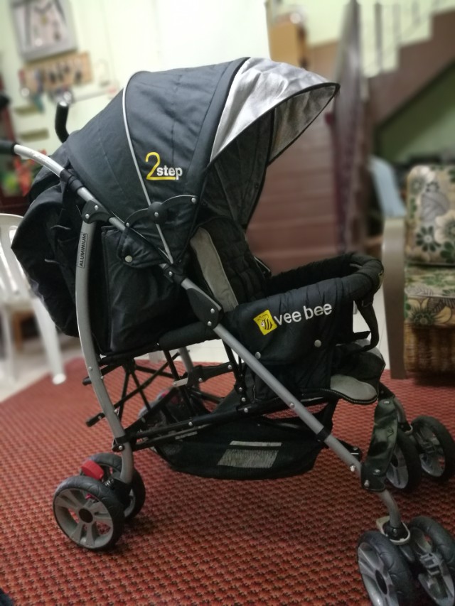 Vee bee double online stroller