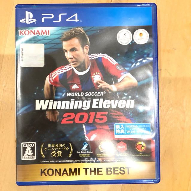 Winning Eleven 15 For Ps4 Japan Version With English Menu Video Gaming Gaming Accessories In Game Products On Carousell