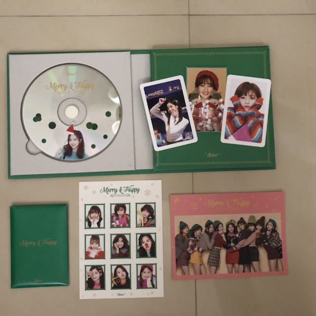 Wts Twice Merry Happy Album Hobbies Toys Memorabilia Collectibles K Wave On Carousell