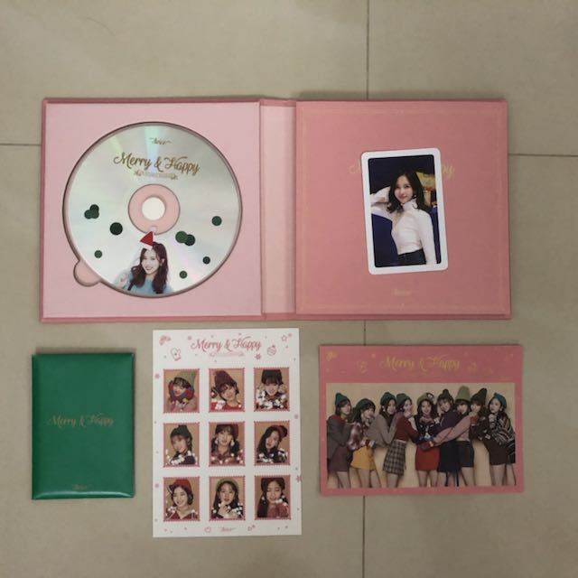 Wts Twice Merry Happy Album Hobbies Toys Memorabilia Collectibles K Wave On Carousell