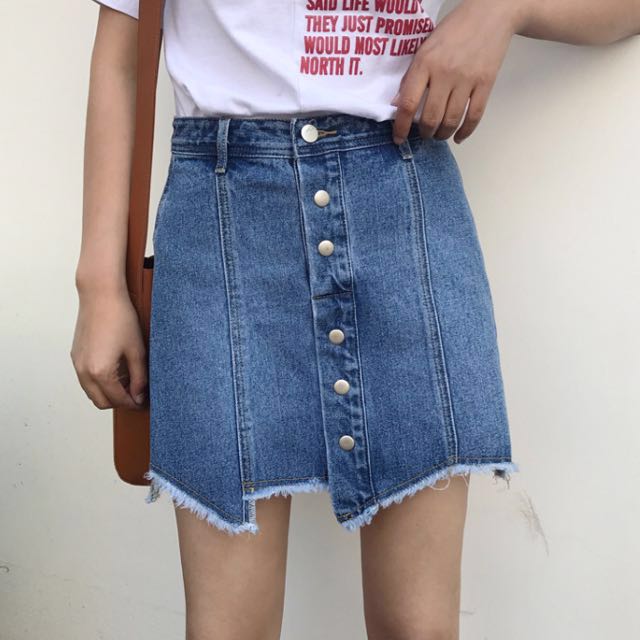 jeans skirt tumblr