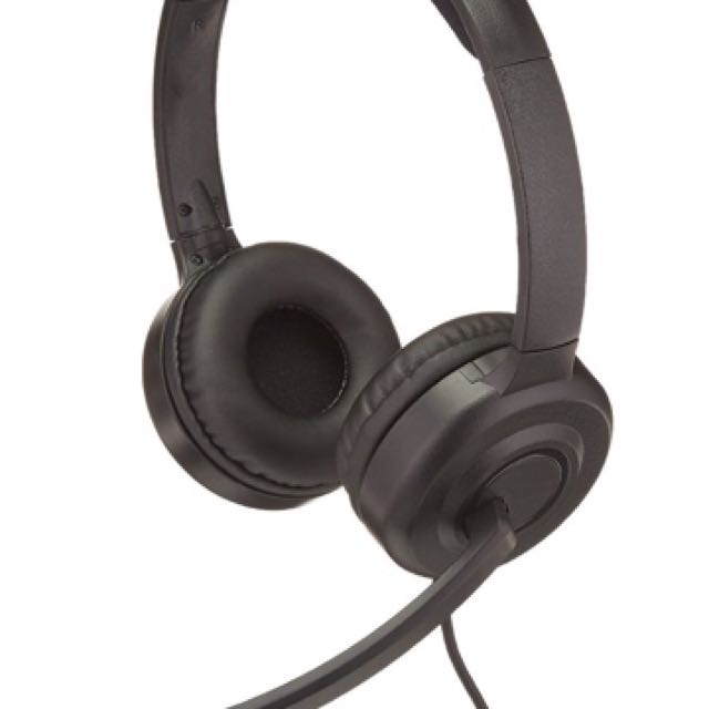 Amazonbasics usb headset hot sale