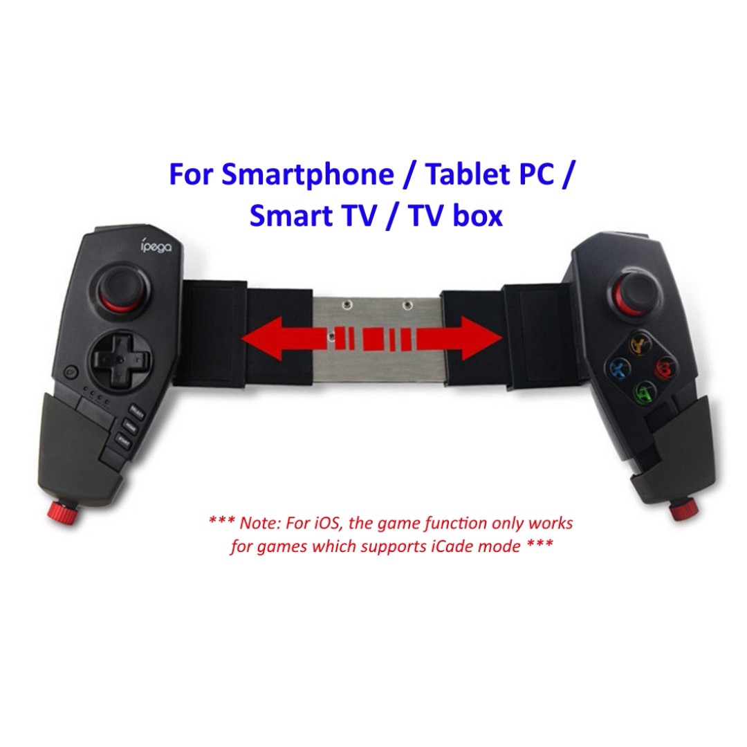 💯 IPEGA PG - 9055 Red Wireless Bluetooth 3.0 Telescopic Game Controller, TV & Home Appliances, TV & TV & Accessories Carousell
