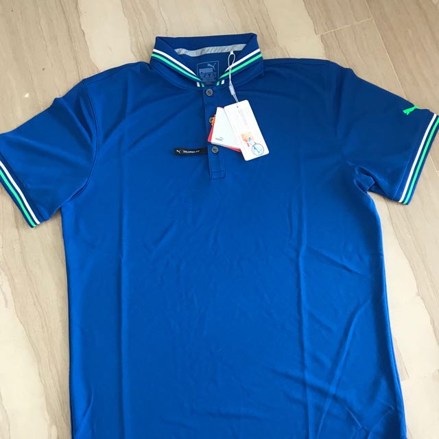 puma blue polo t shirt