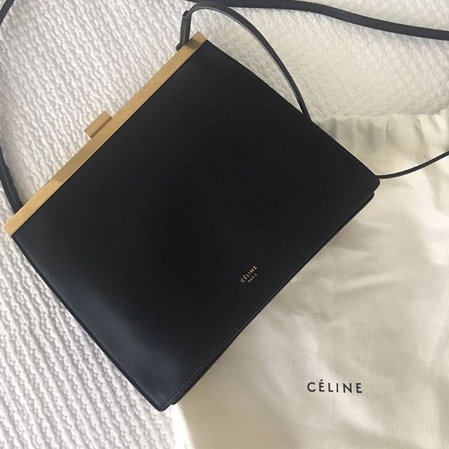 Celine Mini Clasp Bag, 名牌, 手袋及銀包- Carousell