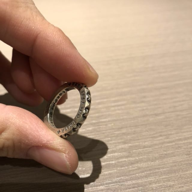 Chrome Hearts True Fucking Punk ring