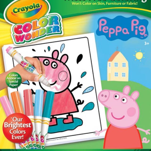 Crayola Peppa Pig Color Wonder, Hobbies & Toys, Books ...