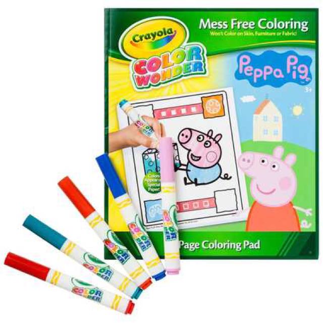 Crayola Peppa Pig Color Wonder, Hobbies & Toys, Books ...