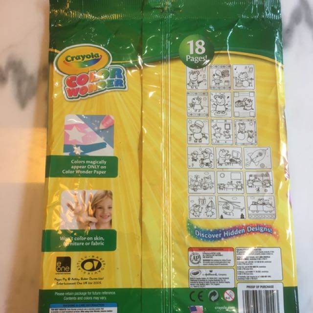 Crayola Peppa Pig Color Wonder, Hobbies & Toys, Books ...