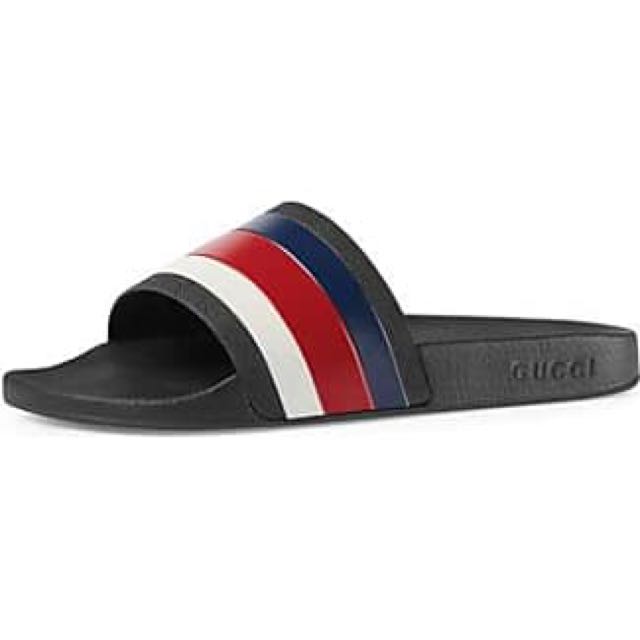 Gucci men's pursuit 72 best sale rubber slides
