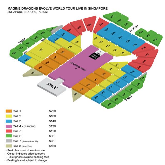 Imagine Dragons 2024 Concert Singapore Tobye Gloriane