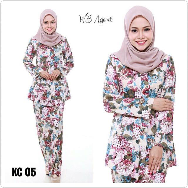 Kebaya Kurung Moden English Cotton Muslimah Fashion Dresses On Carousell