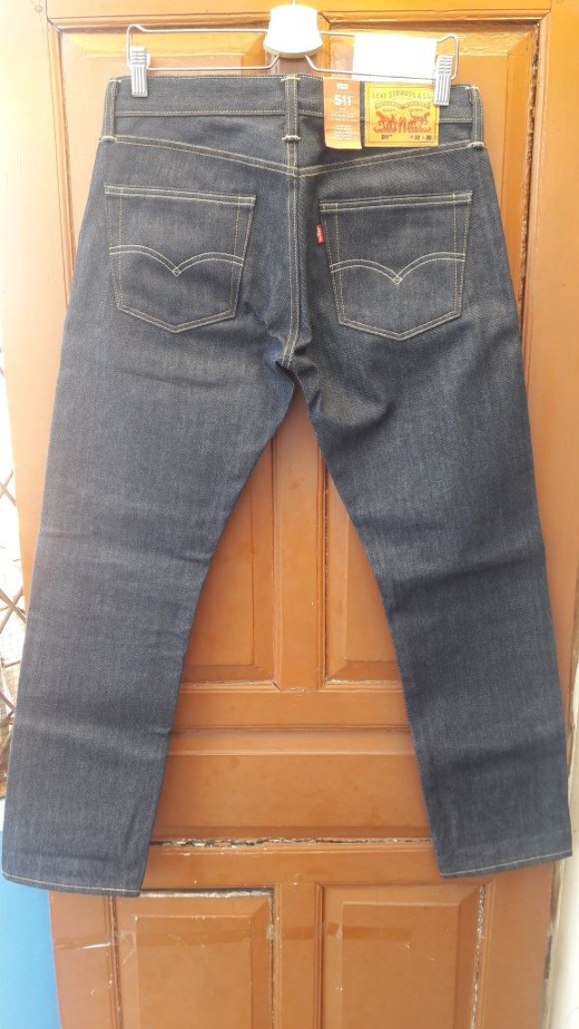 levi's 511 selvedge rigid urn