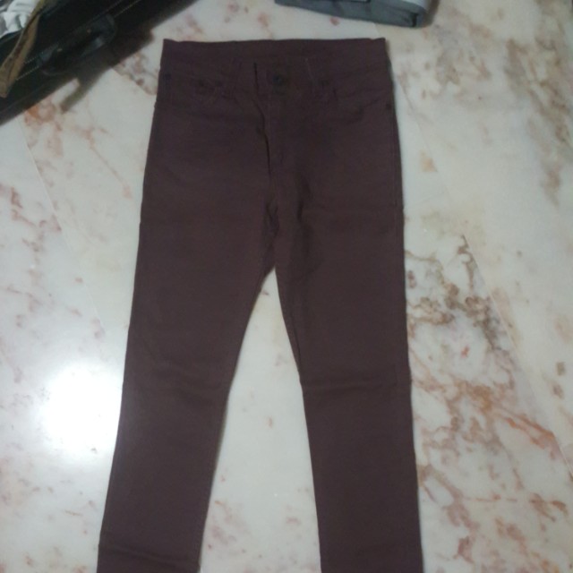 levi's maroon jeans